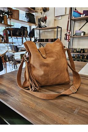 کیف دوشی قهوه ای زنانه جیر Dora Leather Crafts - کد 860188128