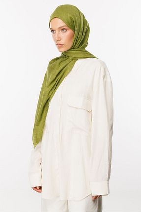 شال سبز زنانه پنبه ای Mooncorn - کد 860200462