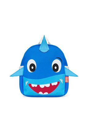 کیف مدرسه آبی بچه گانه پارچه ای ZOOZY - کد 860200480