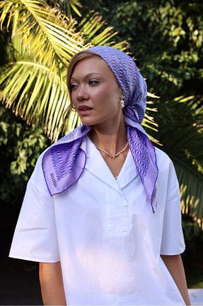 روسری بنفش Mihrie - کد 860352916