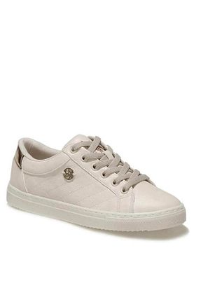 کفش اسنیکر بژ زنانه بند دار U.S. Polo Assn. - کد 860163100