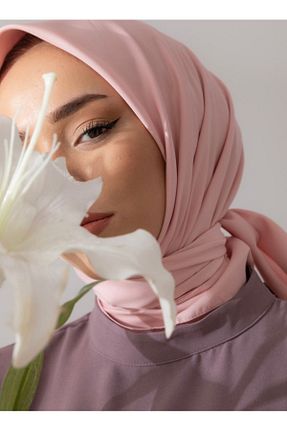 روسری صورتی پلی استر Silk Home - کد 860246199