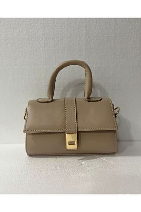 کیف دوشی بژ زنانه چرم مصنوعی Eylül - کد 860451101