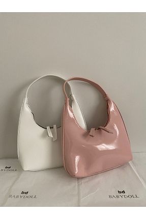 کیف دوشی سفید زنانه چرم مصنوعی Babydoll Bag - کد 860311059