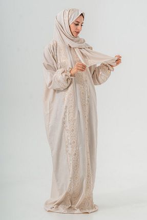 لباس حجاب بژ زنانه رگولار tulteks - کد 464071274