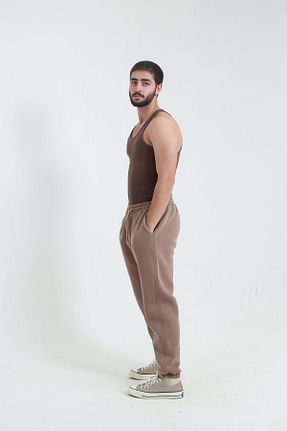 شلوار کرمگن قهوه ای مردانه رگولار TKT - کد 860202999