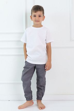 شلوار طوسی بچه گانه پنبه ای Cuckoo Cotton - کد 860253519