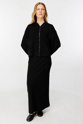 کت حجاب مشکی زنانه رگولار Hooopstore - کد 860243520