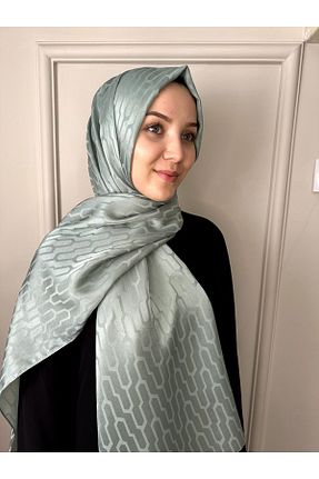 شال فیروزه ای زنانه پلی استر Azrina - کد 860250864