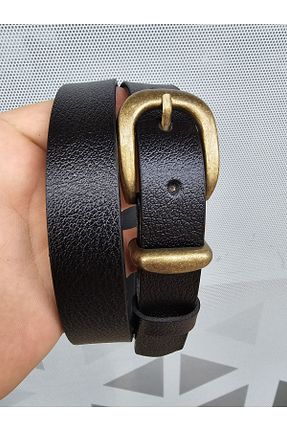 کمربند مشکی زنانه چرم خالص Kemerix - کد 860276844