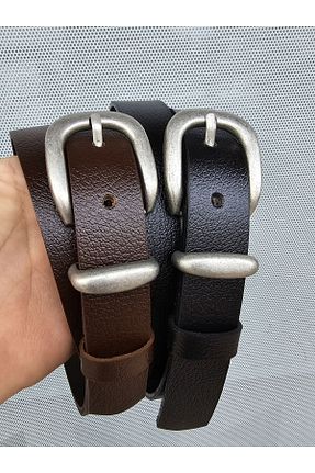 کمربند مشکی زنانه چرم خالص Kemerix - کد 860272943