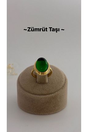 انگشتر نقره سبز زنانه 925 عیار DURAN TAKI TASARIM - کد 860354434