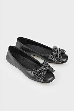بابت مشکی زنانه چرم خالص Elle - کد 860375833