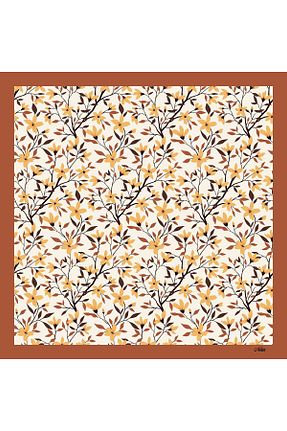 روسری نارنجی پلی استر nehir eşarp - کد 860463686