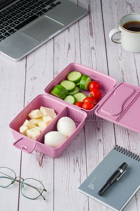 ظرف نگهداری صورتی پلاستیک KaktüsKedi - کد 451078328