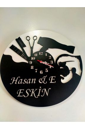 ساعت دیواری مشکی 50 * 50 mrchediyesepeti - کد 860218137