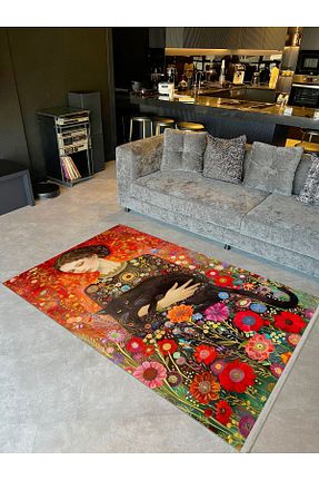 فرش رنگی قابل شستشو Rugs Modern Halı - کد 860274481
