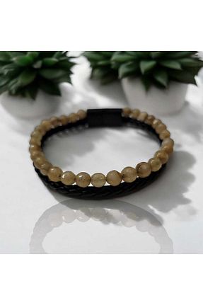دستبند استیل (فولاد) مشکی مردانه Öze Aksesuar - کد 860353080