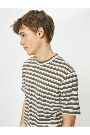 تیشرت سبز مردانه Straight Koton - کد 860368989