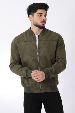 کاپشن خاکی مردانه اسلیم فیت Stilkombin - کد 823730690