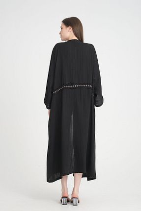 کیمونو و کافتان مشکی زنانه ویسکون Kadınle - کد 860450927