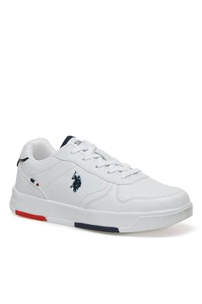 کفش اسنیکر سفید مردانه بند دار U.S. Polo Assn. - کد 860191597