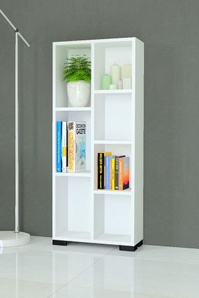 قفسه کتاب سفید 118 سانتی متر MOBİLİQUE - کد 860234034