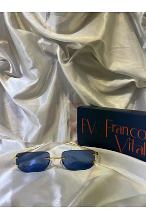عینک آفتابی آبی زنانه UV400 FRANCO VITAL - کد 860392442