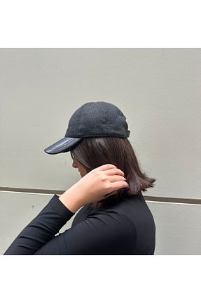 کلاه طوسی زنانه پشمی Style - کد 860276270