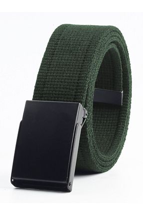 کمربند سبز مردانه پنبه پلی استر Style Strap - کد 860368645