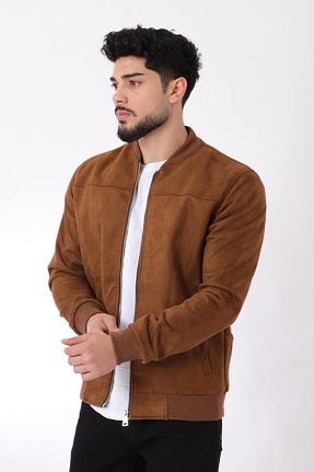 کاپشن قهوه ای مردانه اسلیم فیت Stilkombin - کد 823731418