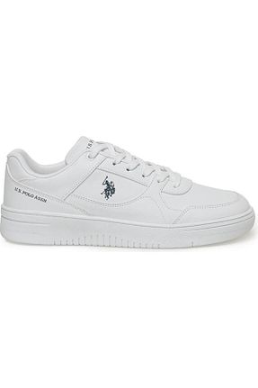 کفش اسنیکر سفید زنانه بند دار U.S. Polo Assn. - کد 860190279