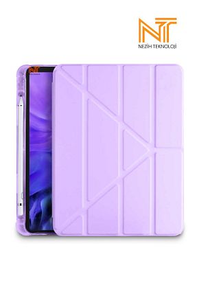 کیف تبلت بنفش Apple Uyumlu Nezih Case - کد 860244186