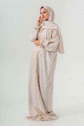 لباس حجاب بژ زنانه رگولار tulteks - کد 464071274