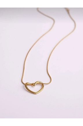 گردنبند جواهر طلائی زنانه روکش طلا Asia by Leuvoié - کد 860398049