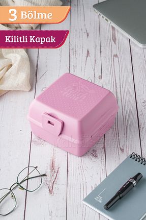 ظرف نگهداری صورتی پلاستیک KaktüsKedi - کد 451078328