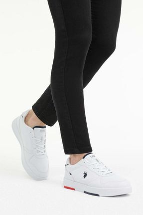 کفش اسنیکر سفید مردانه بند دار U.S. Polo Assn. - کد 860163064