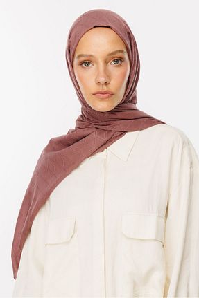 شال قهوه ای زنانه پنبه ای Mooncorn - کد 860200236