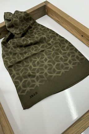 شال خاکی زنانه پلی استر Aker - کد 860229595