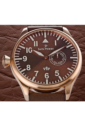 ساعت مچی قهوه ای مردانه 44 میلی متر JACK PIERRE - کد 860247501