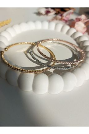 دستبند جواهر طلائی زنانه زیرکن Home - کد 860306328