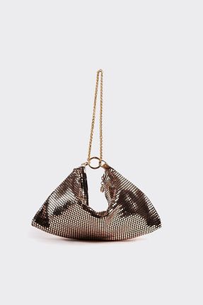 کیف مجلسی طلائی زنانه پارچه ای Berlesi - کد 855763663