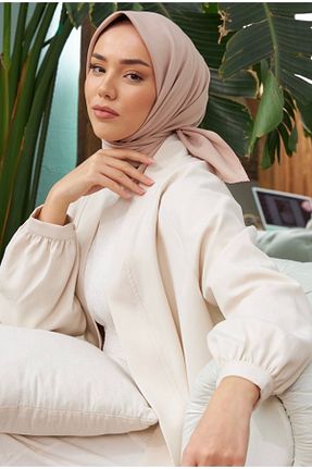 روسری بژ پلی استر Silk Home - کد 860216404