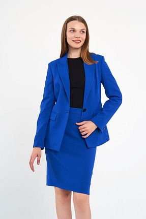 ست بالاتنه و پائین تنه سرمه ای زنانه بافتنی Blue Black - کد 860235847