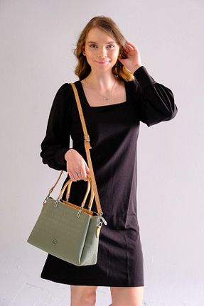 کیف دستی خاکی زنانه سایز متوسط Just Polo - کد 860374312
