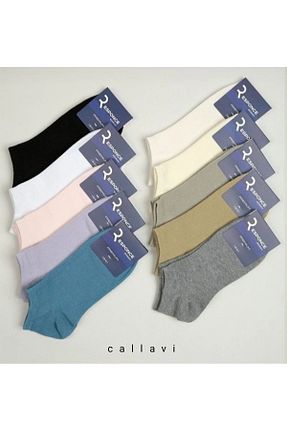 جوراب رنگی زنانه پنبه - الاستین CALLAVI - کد 458701113