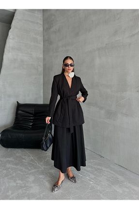 کت مشکی زنانه Relaxed Melike Bakar Boutique - کد 860452873