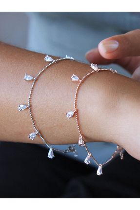 دستبند نقره صورتی زنانه 925 عیار Neva Jewelry - کد 757564672