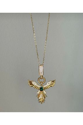 گردنبند استیل ( فولاد ) طلائی زنانه استیل (فولاد) RN TAKI - کد 860468086