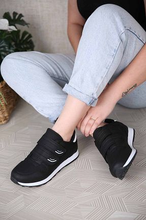 کفش اسنیکر مشکی زنانه چرم Ccway - کد 134073982